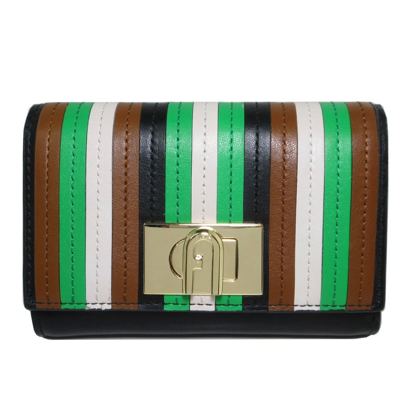 フルラ 三つ折り財布 FURLA 1927 ストライプ ウォレット WP00225 BX091