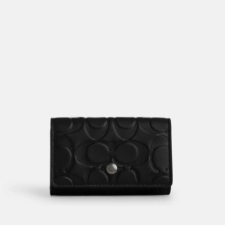 ✨コーチ COACH　ファイブ リング キー ケース・シグネチャー レザー　CX143 QB/BK