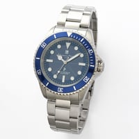 ✨SalvatoreMarra 腕時計 サルバトーレマーラ SM22110-SSBL 10気圧防水 ソーラー充電 メタルベルト