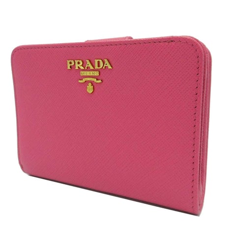 プラダ 二つ折り財布 PRADA サフィアーノ ロゴ ウォレット 1ML018-QWA-F0505 SAFFIANO METAL アウトレット レディース
