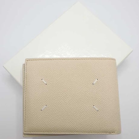 メゾンマルジェラ 二つ折り財布(小銭入れあり) Maison Margiela 11 レザー 4ステッチ SA1UI0019 P4745 T2086 アウトレット メンズ