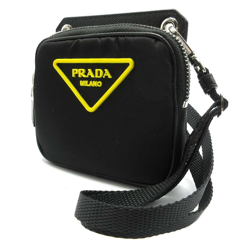 プラダ ポーチ PRADA ナイロン トラップ付 ミニポーチ 斜め掛け プラダ ポーチ PRADA ナイロン トラップ付 ミニポーチ 斜め掛け