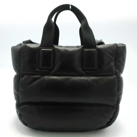 🎀モンクレール バッグ MONCLER 「MINI CARADOC」 レザー ダウン ミニトート 2WAY 斜めがけ 5L00010 M3708 999 アウトレット レディース