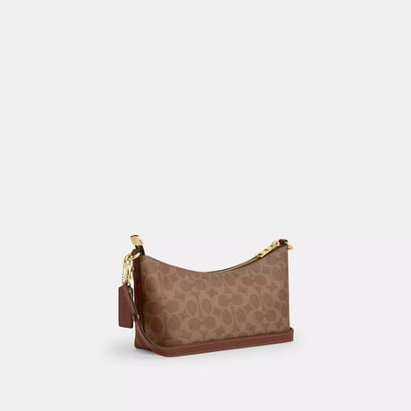 🎀コーチ COACH　ケイトリン ショルダー バッグ・シグネチャー キャンバス　CEK80 IMXHE