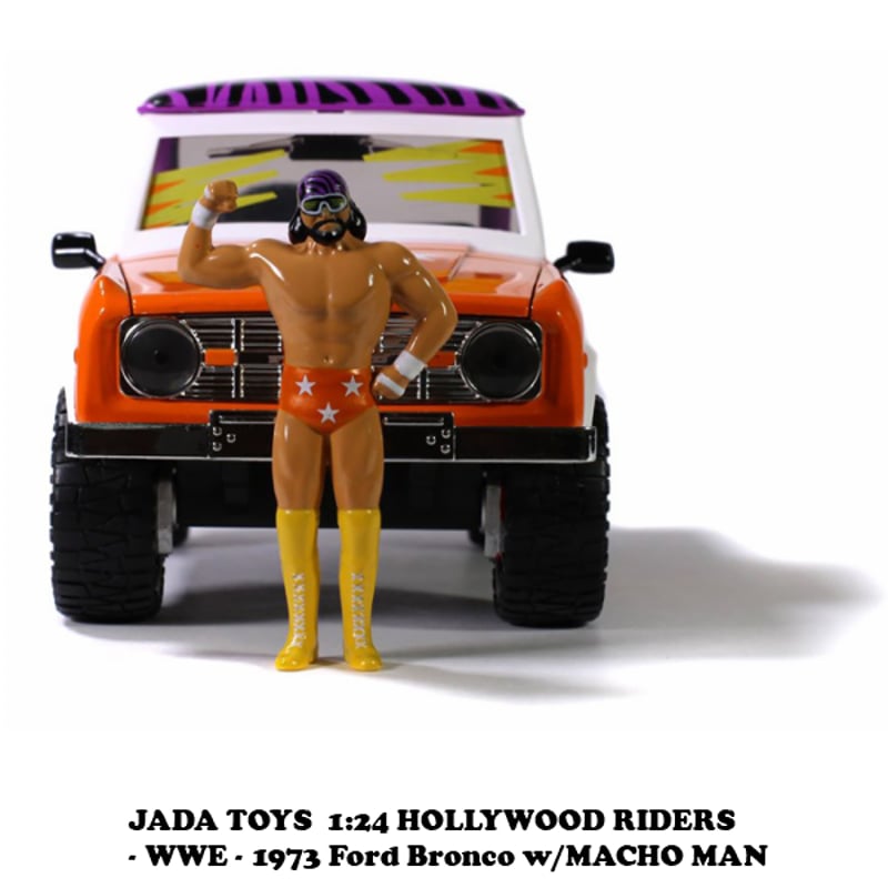 ミニカー Ford Bronco w/Macho Man Randy Savage Macho Man Randy Savage 1973 Ford Bronco WWE Jada Diecast