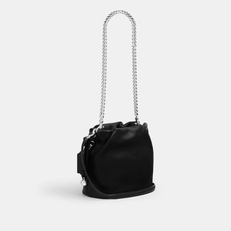🎀コーチ COACH　フェイ ミニ ドローストリング バッグ・ルーシング　CDB67 SV/BK