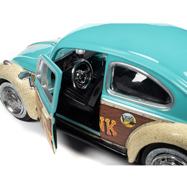 AUTO WORLD 1:24 RAT FINK 1966 VW Beetle w/Tear ...