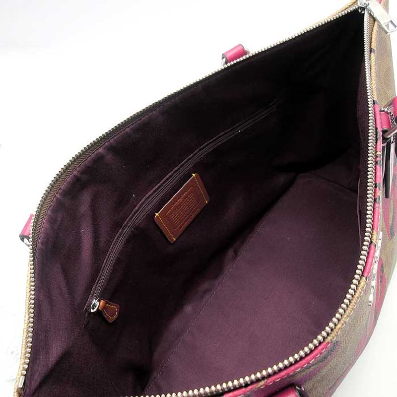 コーチ トートバッグ COACH シグネチャー ボウ プリント ギャラリー  