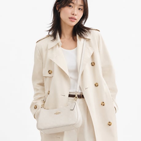 Coach ホワイト バック ホワイトバッグ