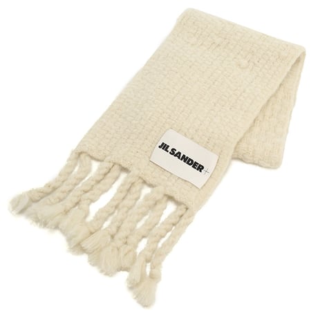 ジル サンダー JIL SANDER レディース　マフラー　ブランドJ40ZZ0142　J14731　105ホワイト系