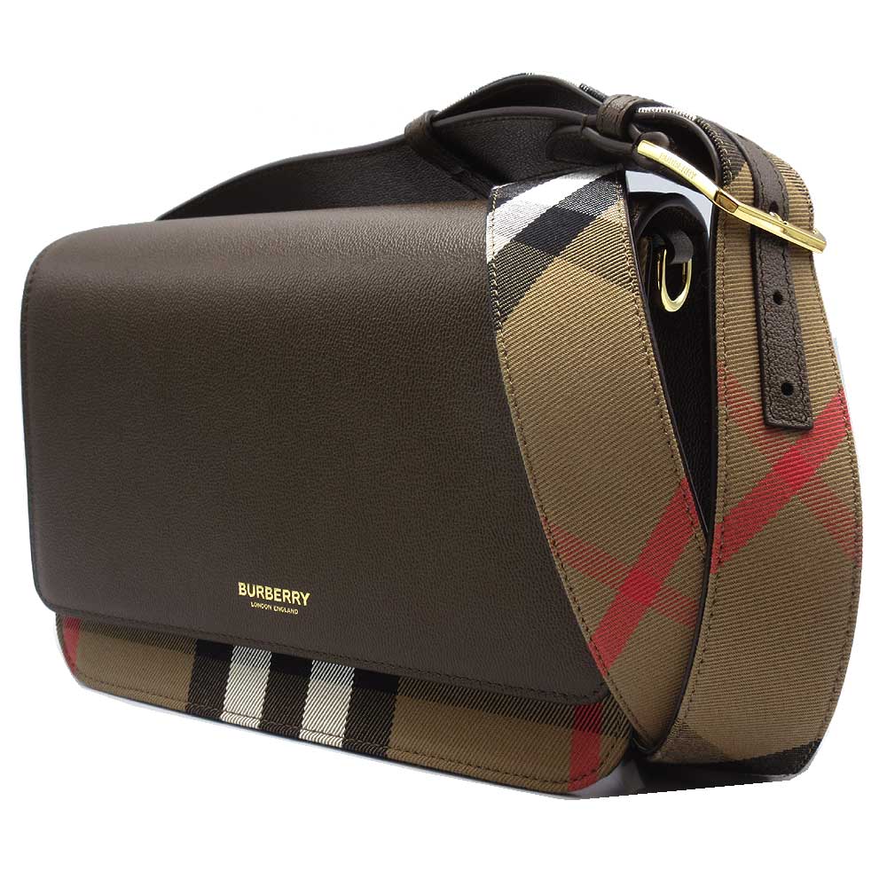 バーバリー ショルダーバッグ BURBERRY MACKFORD レザー 2WAY