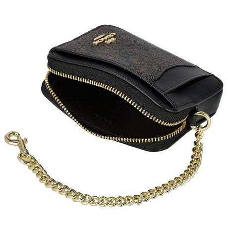 🎀コーチ COACH　ジップ カード ケース・シグネチャー キャンバス　CW883 IMXAQ