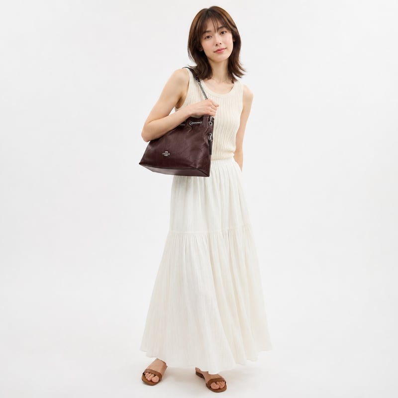 🎀コーチ COACH エヴリン ショルダー バッグ・キルティング CDR00