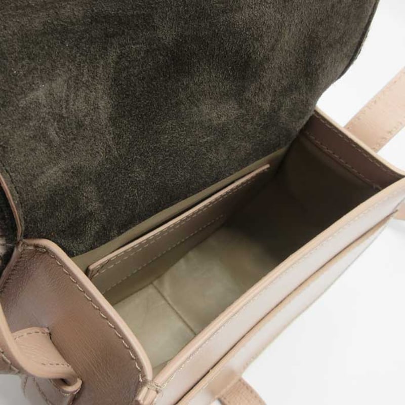 クロエ ショルダーバッグ Chloe ニット スモール サドルバッグ