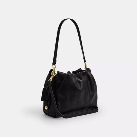 🎀コーチ COACH　フェイ ドローストリング バッグ・キルティング CCZ56 IMBLK