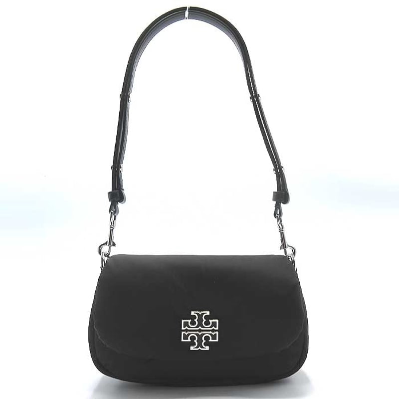 稀少✨美品✨トリーバーチ　パフィー　ワンショルダーバッグ　ブリテン　ナイロン　黒 トリーバーチ ショルダーバッグ TORY BURCH 肩掛け 159715 1024