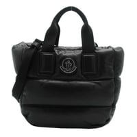 🎀モンクレール バッグ MONCLER 「MINI CARADOC」 レザー ダウン ミニトート 2WAY 斜めがけ 5L00010 M3708 999 アウトレット レディース
