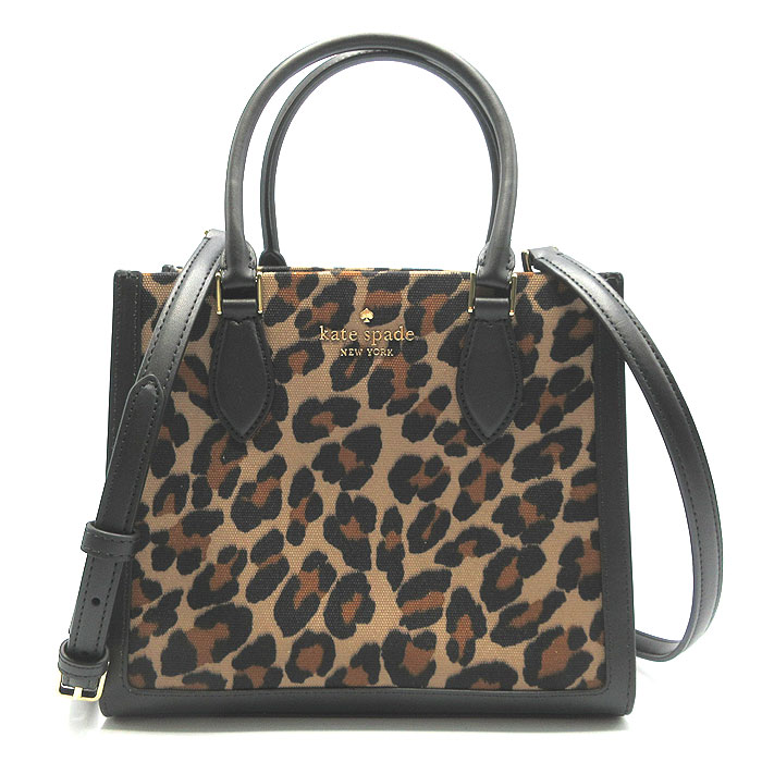 ケイトスペード トートバッグ kate spade レオパード キャンバス