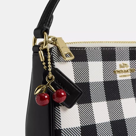 🎀コーチ COACH　ノリータ 19・ギンガム プリント アンド チャーム　CEN01 IMA47