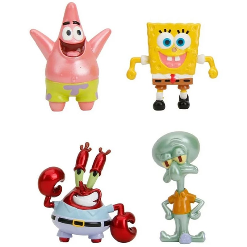 METALFIGS Diecast Figure SPONGE BOB 4-Pack【スポンジ