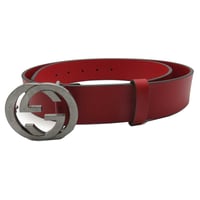グッチ ベルト GUCCI SELLERIA INTERLOCKING G レザー アンティーク金具 ワイドベルト 546389 BGH0N 6420 ＃95 アウトレット メンズ