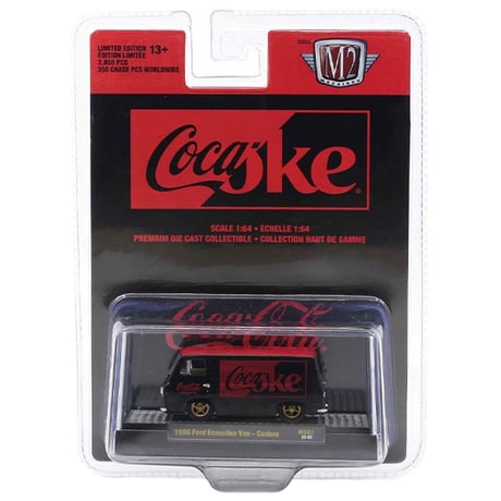 M2 MACHINES 1:64 COCA-COLA 1966 Ford Econoline Van Custom【コカコーラ】ミニカー