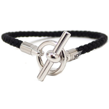 新品！HERMES グレナンブレスレット　エトゥープ エルメス グレナン ブレスレット エトゥープ | ブランド品買取