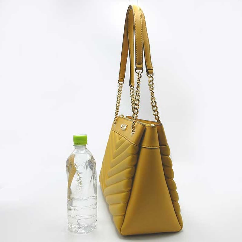 マイケルコース トートバッグ MICHAEL KORS PVC ミディアム チェーン  