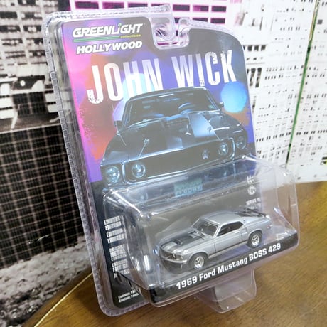 1:64 John Wick 1969 Ford Mustang BOSS 429【ジョン・ウィック】ミニカー