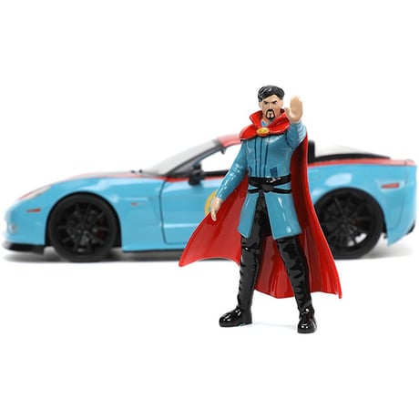 1:24 MARVEL AVENGERS 2006 CHEVROLET CORVETTE Z06 w/DOCTOR STRANGE【Dr.ストレンジ】ミニカー