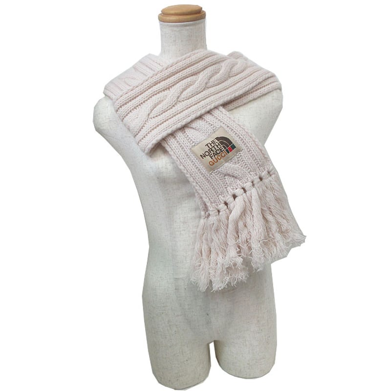 グッチ アパレル GUCCI × North Face ウール マフラー 653561-4g2 