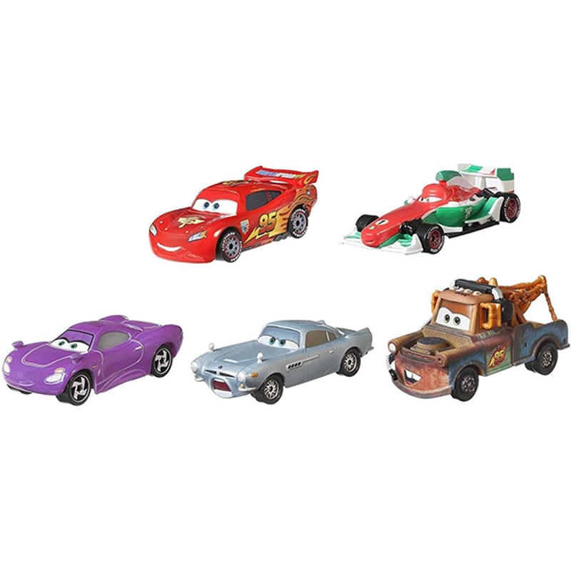 ミニカー MATTEL - DISNEY PIXAR CARS 2 PORTO CORSA SET MATTEL 1:55 DISNEY PIXAR CARS 2 PORTO CORSA SET
