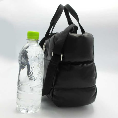 🎀モンクレール バッグ MONCLER 「MINI CARADOC」 レザー ダウン ミニトート 2WAY 斜めがけ 5L00010 M3708 999 アウトレット レディース