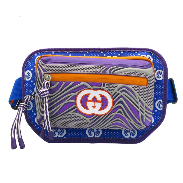 グッチ GUCCI ナイロンジャージー ベルトバッグ ウエストポーチ