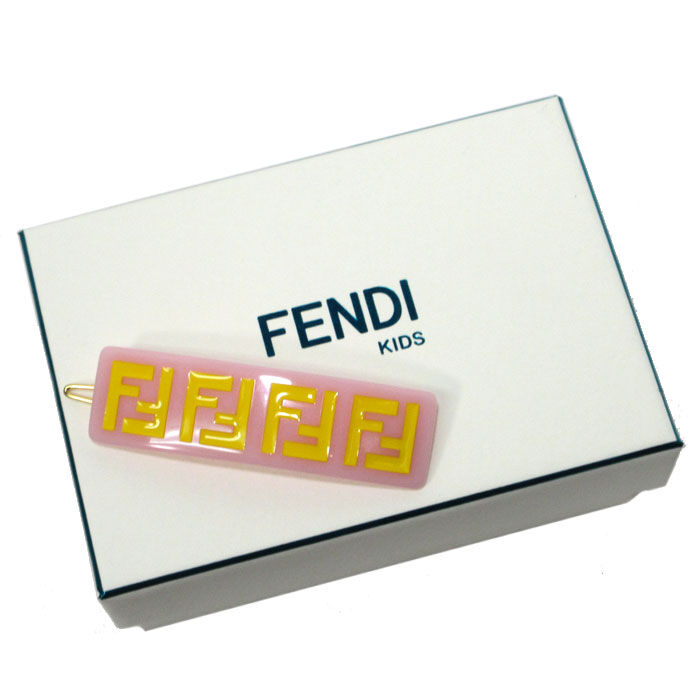 フェンディ キッズ ヘアクリップ FENDI KIDS ロゴ FF柄 JFP402 AMRF