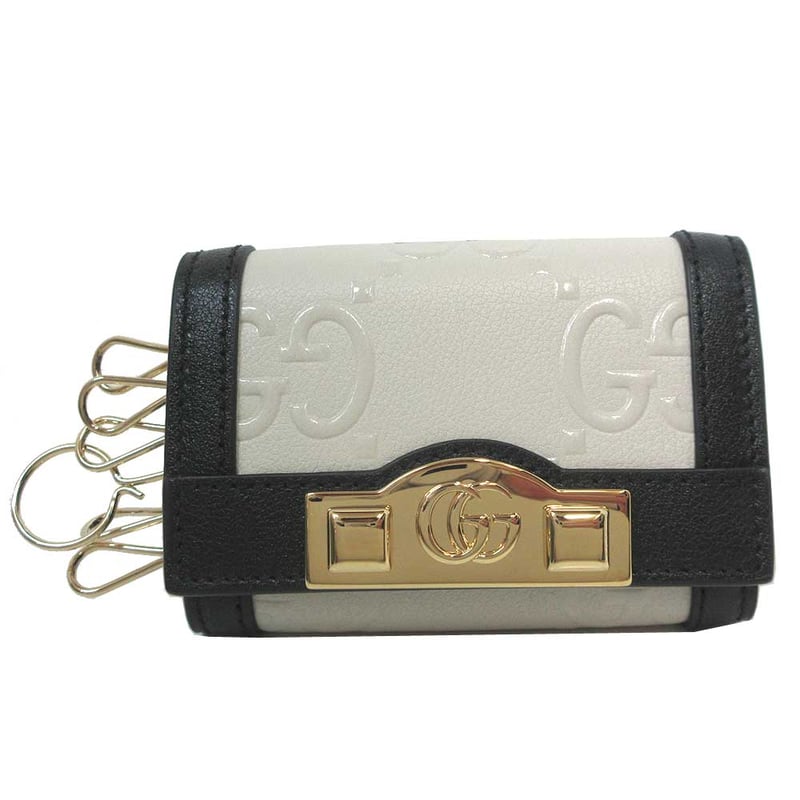 グッチ キーケース GUCCI ダブルG ロゴ GG 6連キーフック 676153-UF4AG...