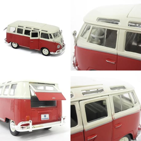 1:25 VOLKSWAGEN VAN SAMBA ミニカー【Maisto】