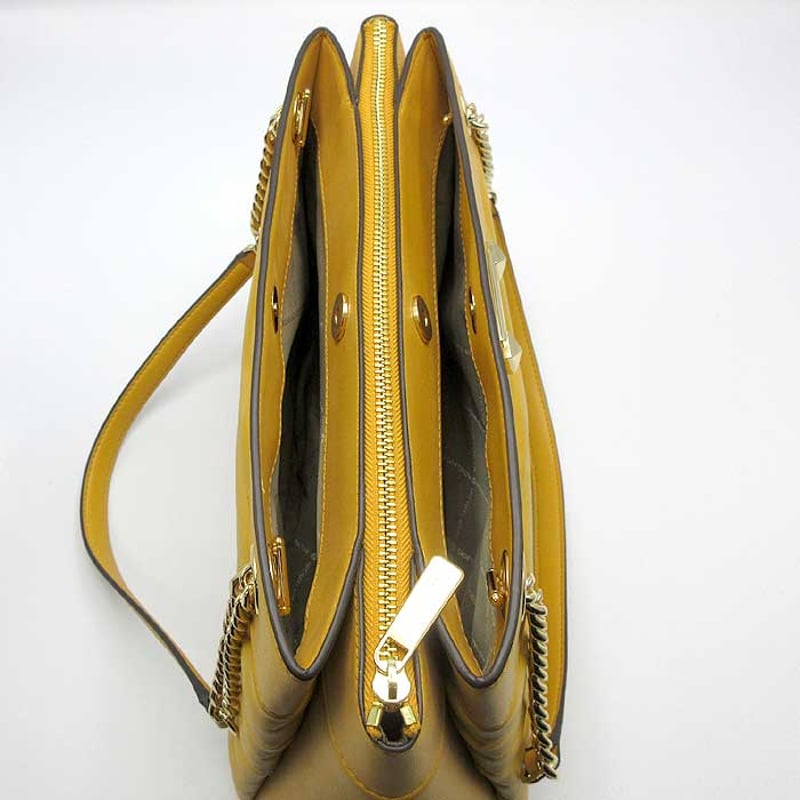 マイケルコース トートバッグ MICHAEL KORS PVC ミディアム チェーン  