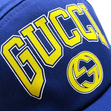 グッチ GUCCI カレッジ インターロッキングG コットン 1921 ベースボールキャップ 773135 4HA7F 4200 ブティックライン メンズ