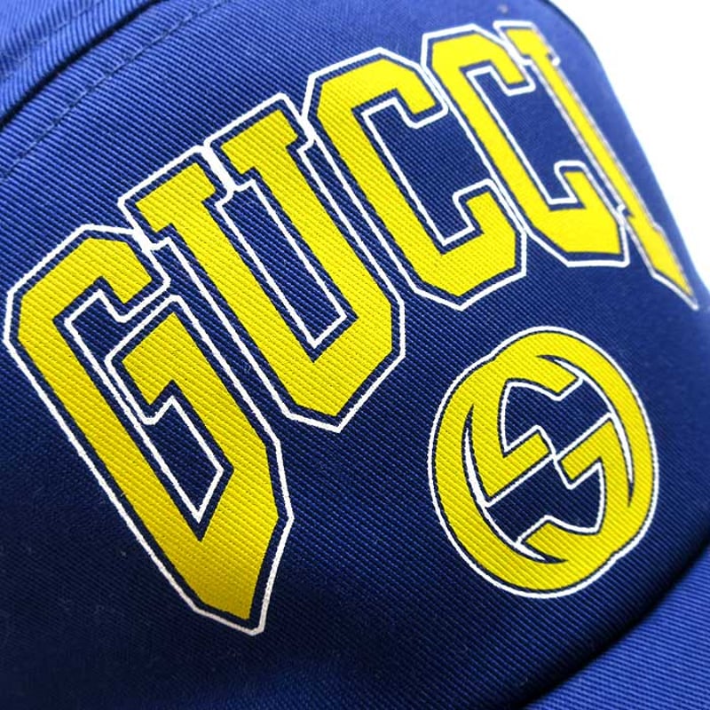 グッチ GUCCI カレッジ インターロッキングG コットン 1921 ベース