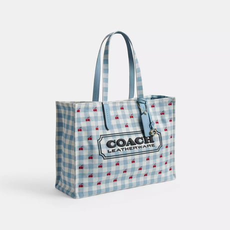 🎀コーチ COACH　トート バッグ・ギンガム プリント　CES71 IMN48