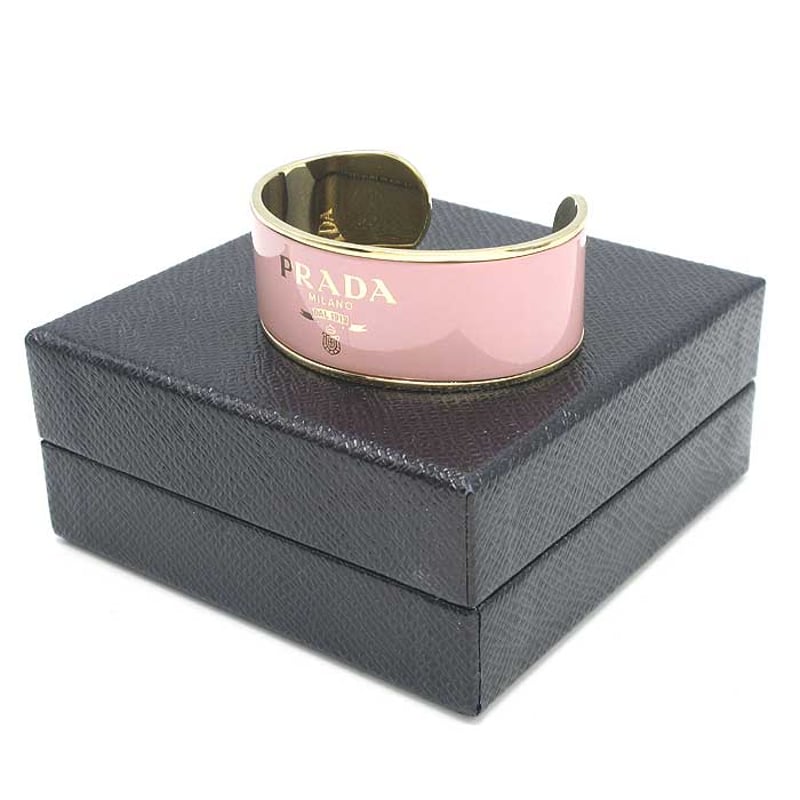 プラダ バングル PRADA メタル Sサイズ 1IB442 2BA6 F0VNU ACCIA 