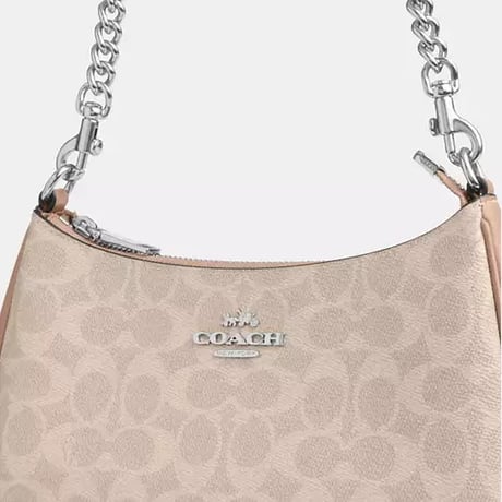 🎀コーチ COACH　テリ ショルダー バッグ・シグネチャー キャンバス　CV933 SVPWH
