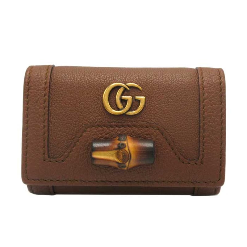 グッチ キーケース GUCCI DIANA レザー バンブー 6連キーケース 658636
