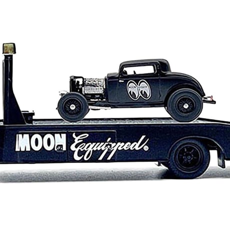 M2 MACHINES 1:64 MOON EQUIPPED 1956 Ford COE & 1932 Ford 3 Window Coupe 【ムーンアイズ】ミニカー