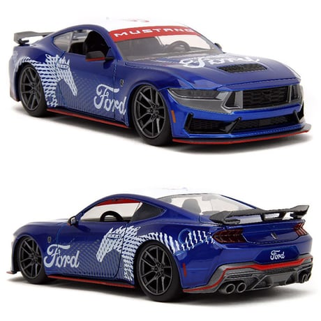 JADATOYS 1:24 BTM 2024 Ford Mustang Dark Horse ミニカー