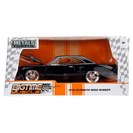 JADATOYS 1:24 BTM 1970 Plymouth Road Runner ミニカー