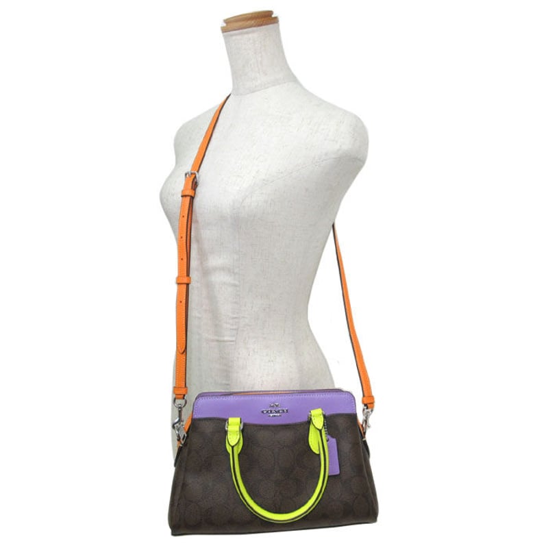コーチ ハンドバッグ COACH シグネチャー カラーブロック ミニ