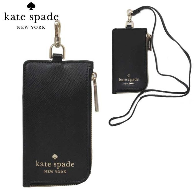 【新品】ケイトスペード カードケース WLR00139-001 ストラップ付