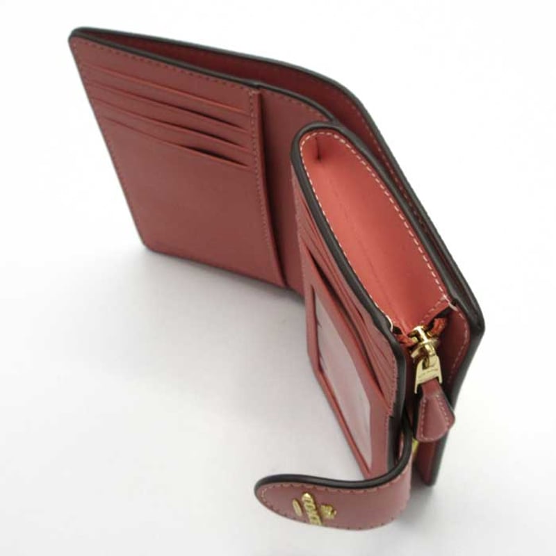 コーチ 二つ折り財布 COACH フローラル プリント ミディアム